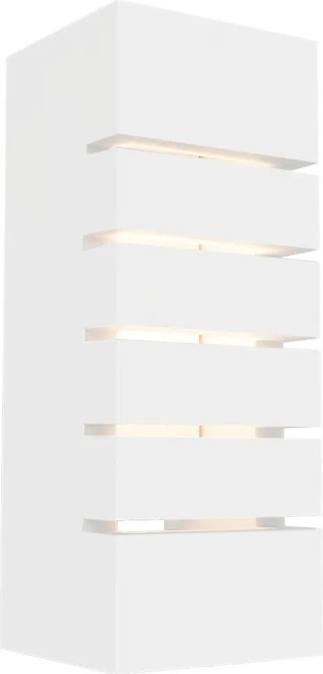 Applique da Parete E14 RIFT Rettangolare in Gesso Pitturabile