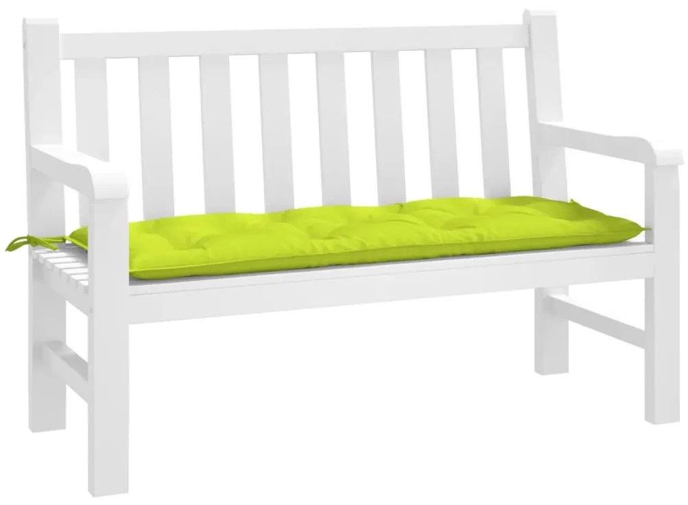 Cuscino Per Panca Verde Brillante 120x50x7 Cm İn Tessuto Oxford /