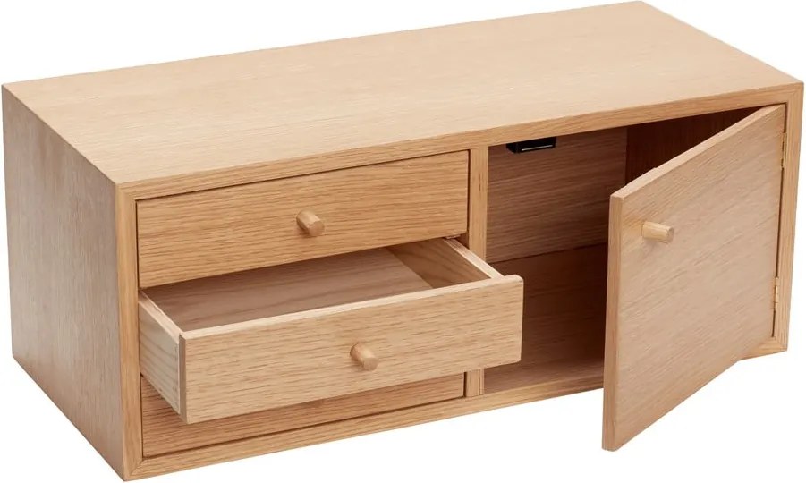 Mobile a sospensione in rovere naturale 50x20 cm Piccolo - Hübsch