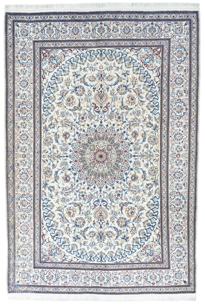Nain Tappeto 300x200 Beige (Iran) Annodato A Mano