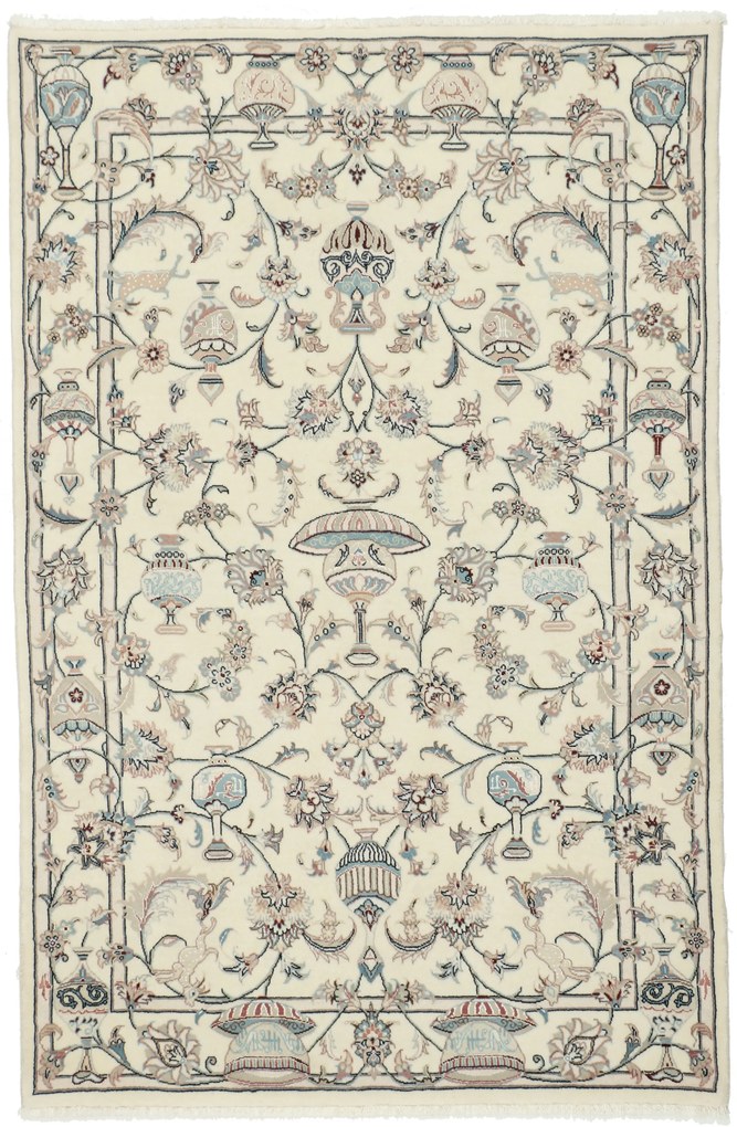 Kashmar Tappeto 210 x 140 (Iran) Annodato A Mano