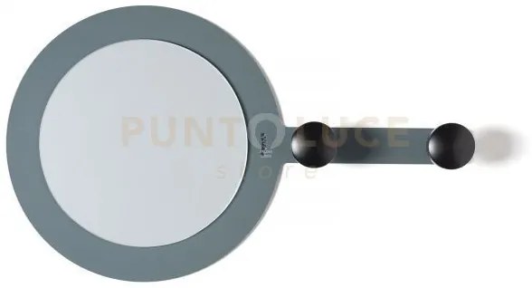 Specchio moderno da parete riflesso appeso petrolio in ferro, vetro...