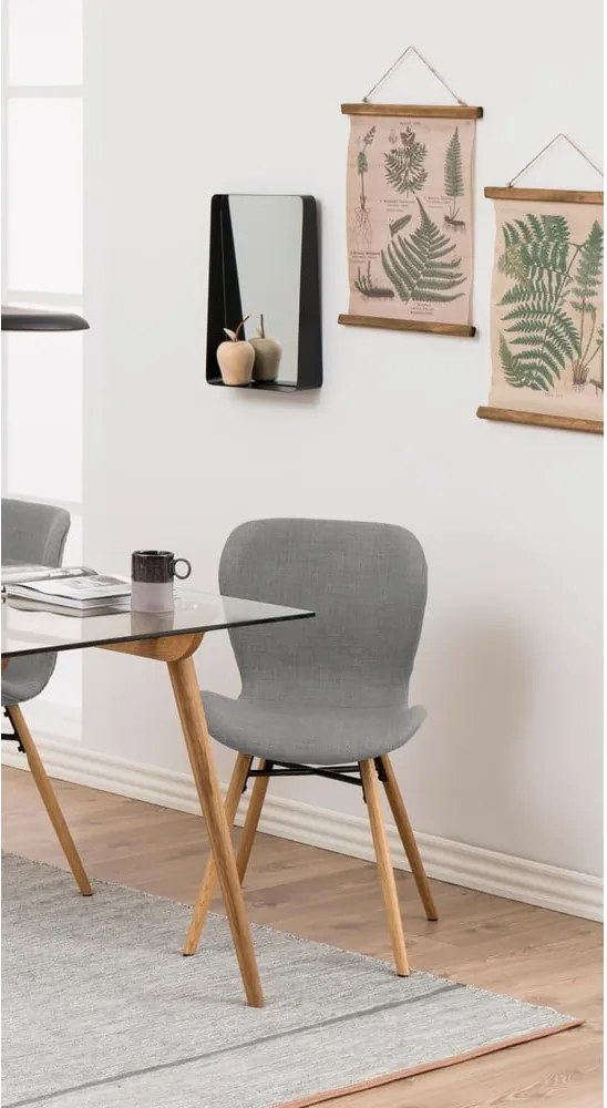 Set di 2 sedie da pranzo grigio chiaro Batilda - Actona