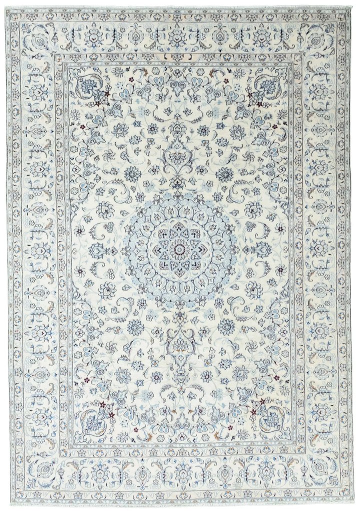 Nain Tappeto persiano 350x240 Beige (Iran) Annodato A Mano
