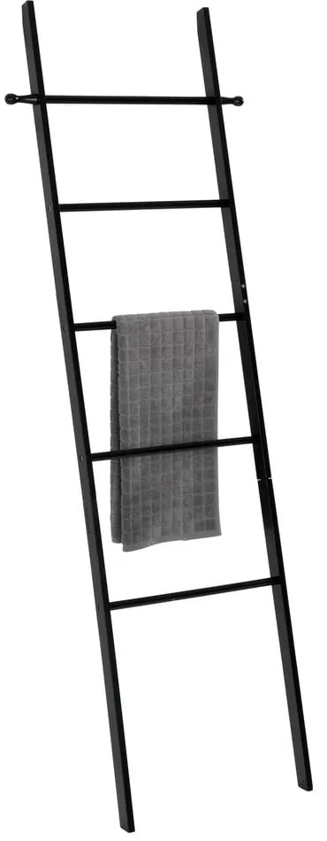 Scala per asciugamani in bambù nero Suri - Wenko