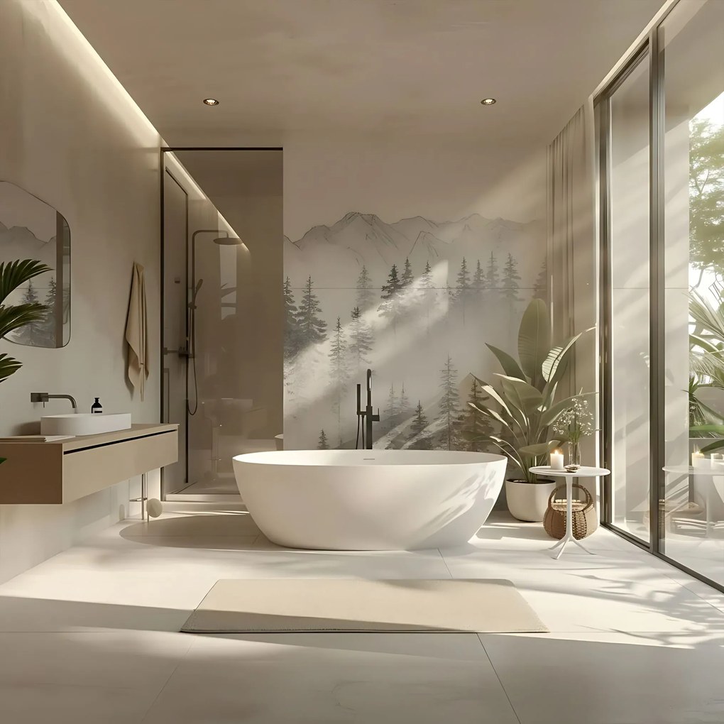 Vasca da bagno freestanding in acrilico ROMA 170