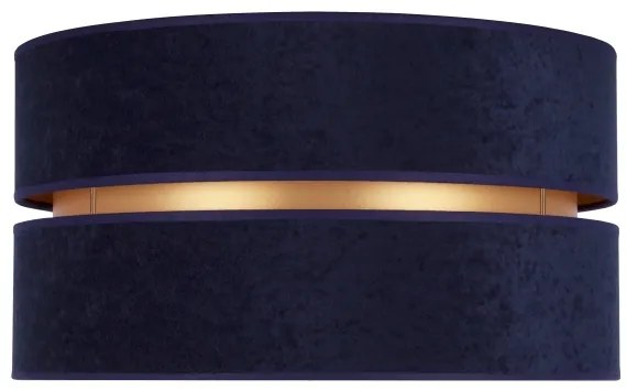 Duolla - Plafoniera DUO 1xE27/15W/230V diametro 40 cm blu/oro