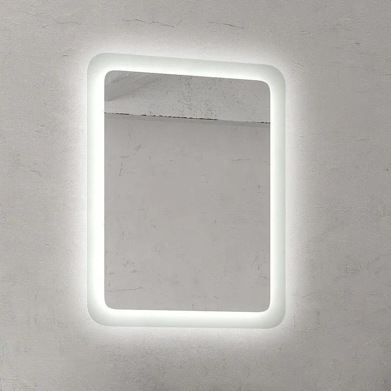 Kamalu - specchio bagno led 100x60 cm cornice illuminata modello a100