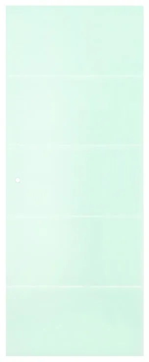 Anta per porta scorrevole ARTENS Miami in cristallo trasparente satinato, L 86 x H 215 cm spessore 8 mm, apertura reversibile