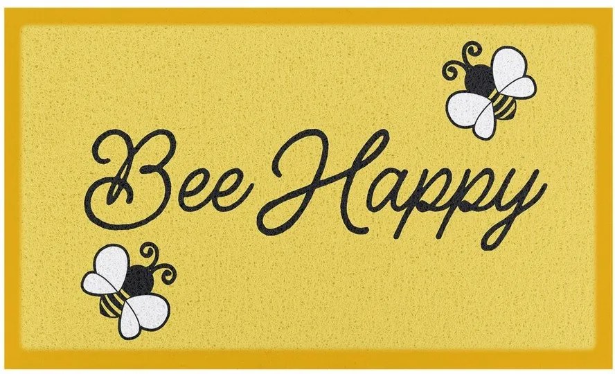 Zerbino in PVC 60x90 cm Bee Happy – Artsy Doormats