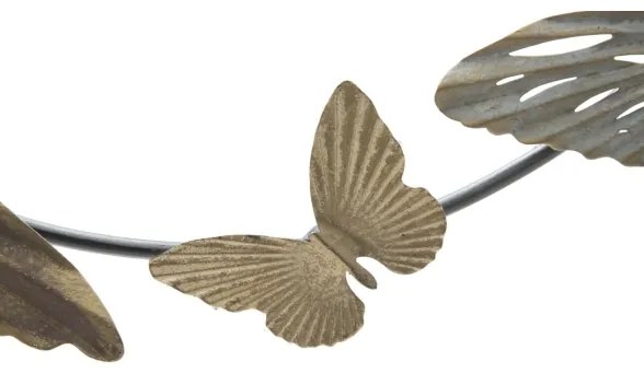 Pannello decorativo in ferro trama farfalle 118x3x52 cm Butterfly