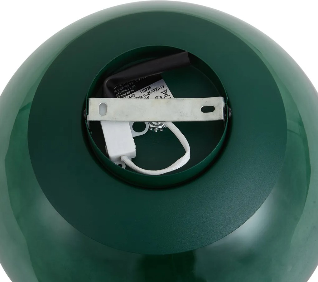 Plafoniera di design verde con vetro verde - Giselle