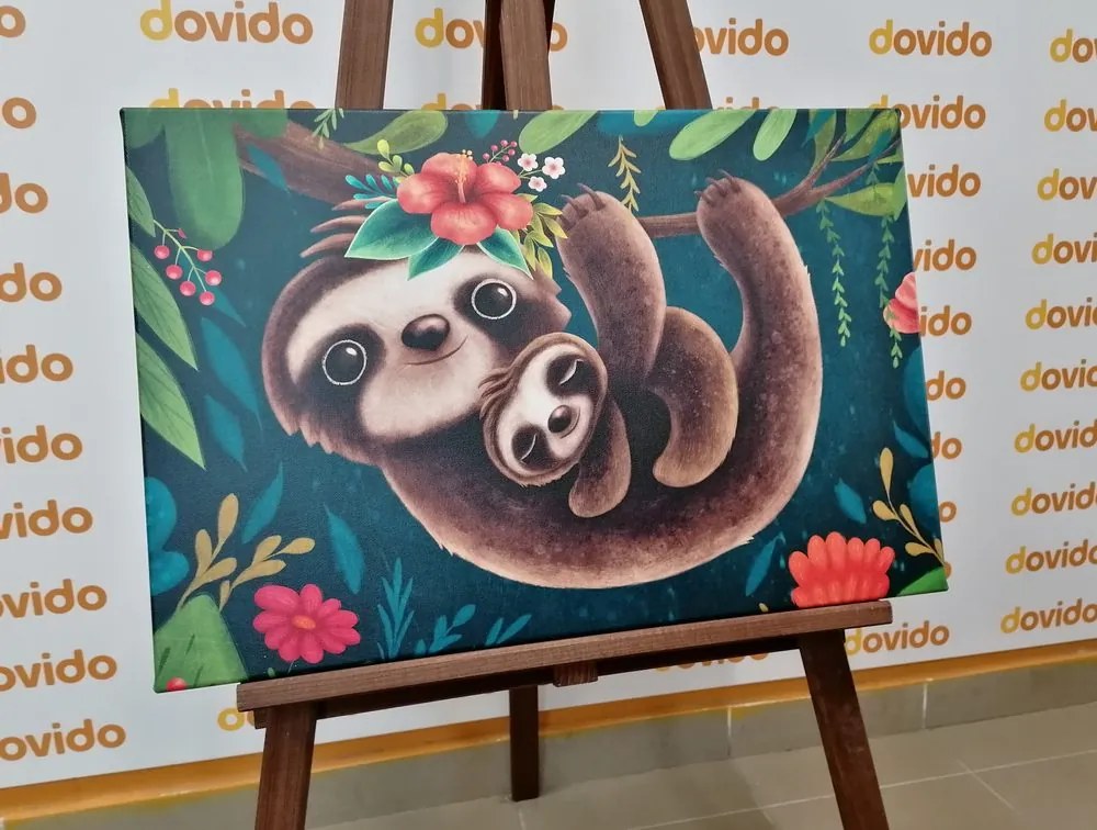Quadro su tela – Bradipi adorabili