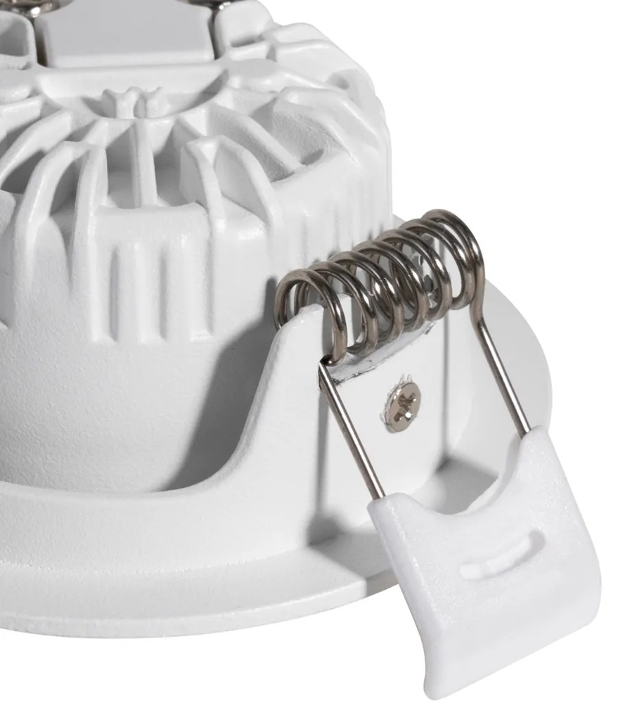 Faretto da incasso bianco orientabile 6,5 cm con LED integrato IP54 Ultra Slim - Pupil