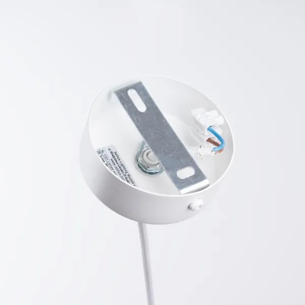 Sollux SL.1331 - Lampadario a sospensione con filo BRINA 1xG9/8W/230V bianco