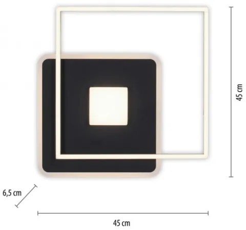 JUST LIGHT. 15045-18 - Plafoniera LED dimmerabile DOMINO LED/26W/230V