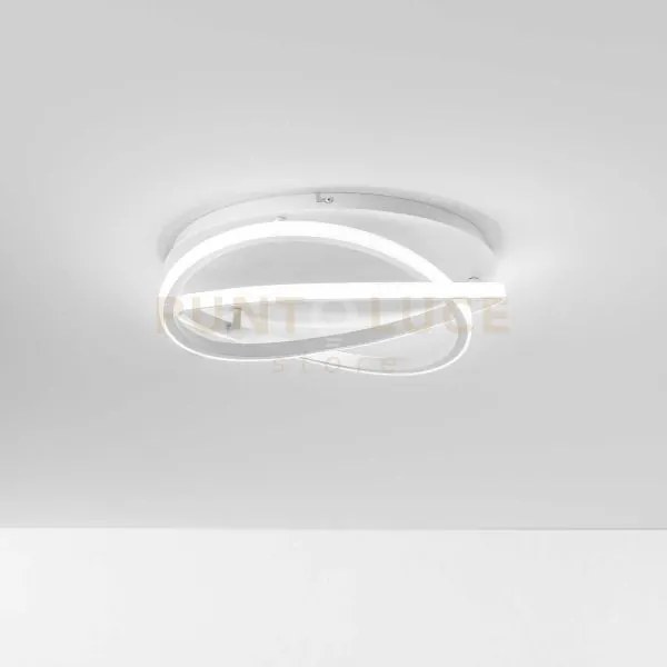 Atia p/p -lampadario a soffitto bianco a led 3000k 2100lm 40w in al...