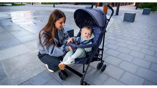 Lionelo - Passeggino golf ELIA, grigio scuro