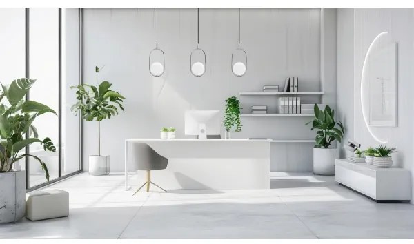 Lampadario a sospensione con filo CORDEL 1xG9/28W/230V cromo lucido