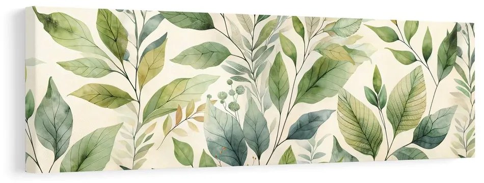 Quadro su tela – Rametti e foglie fresche