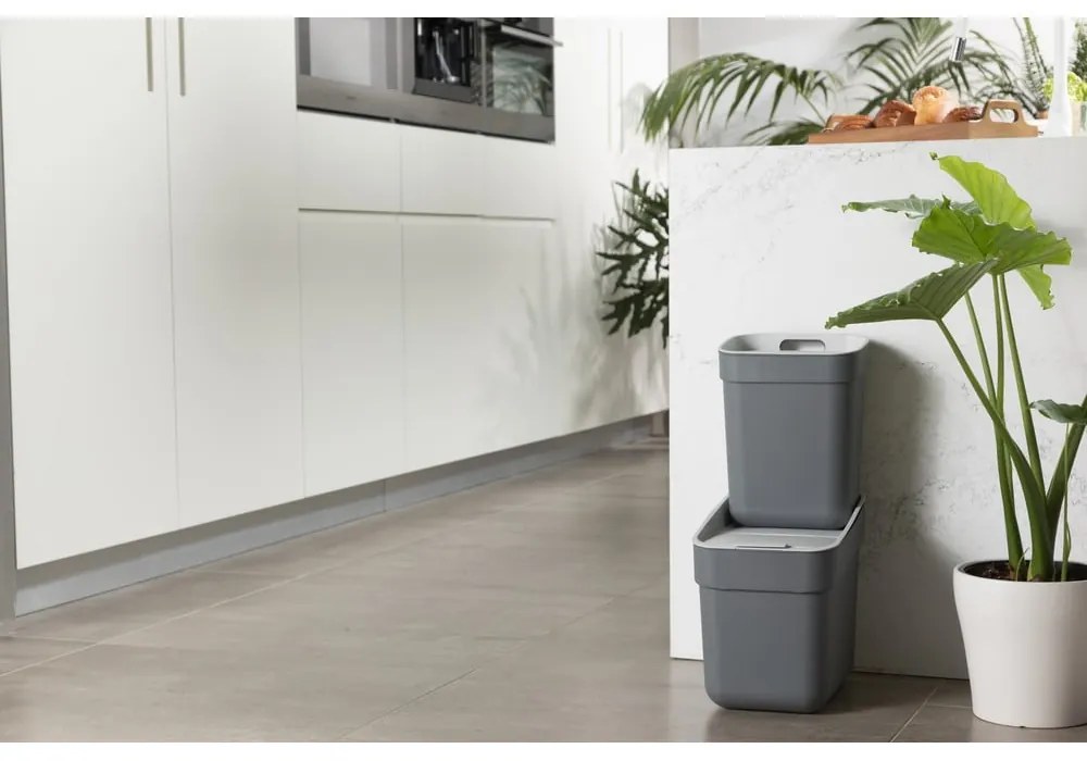 Cestino in plastica riciclata azzurro 20 l Ready To Collect - Curver