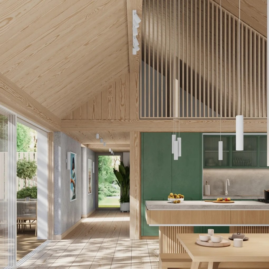 Applique da soffitto KARBON 6L in Alluminio 6xGU10