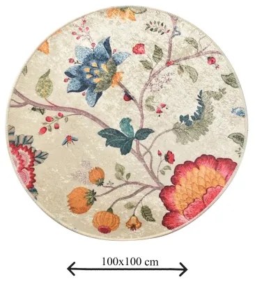 Tappeto bagno ARYA pr. 100 cm multicolore