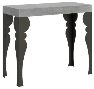 Consolle 90x40 cm allungabile a 196 cm PAXON SMALL Cemento