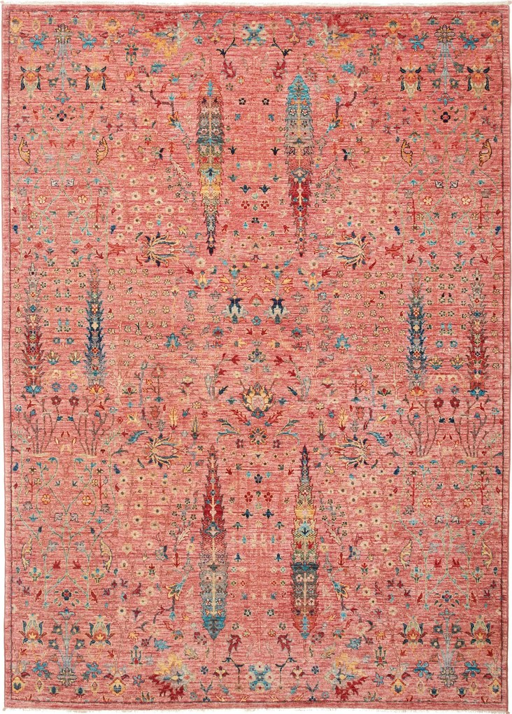 Samarkand Tappeto orientale 170 x 240 Rosso (Pakistan) Annodato A Mano