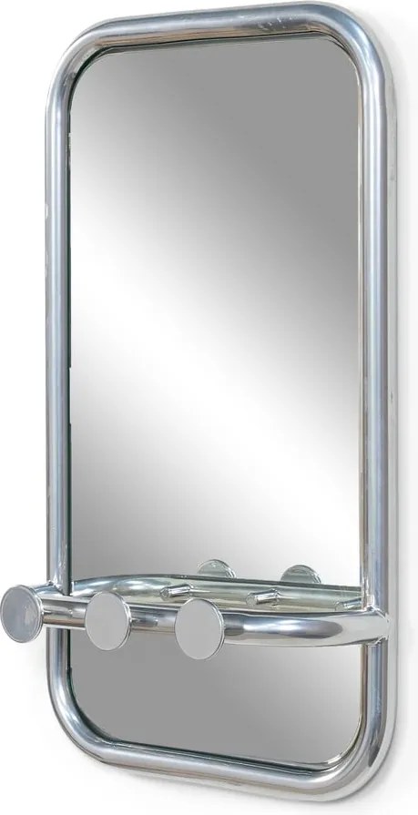 Pannello appendiabiti argentato in metallo 35x60x11 cm Retro – Spinder Design