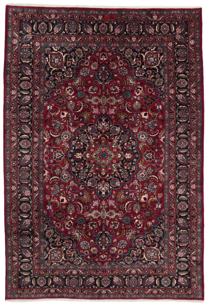 Mashad Tappeto 290x200 (Iran) Annodato A Mano