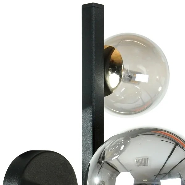 Zuma Line 1216 - Applique SERENITY 3xG9/8W/230V nero/nero fumé