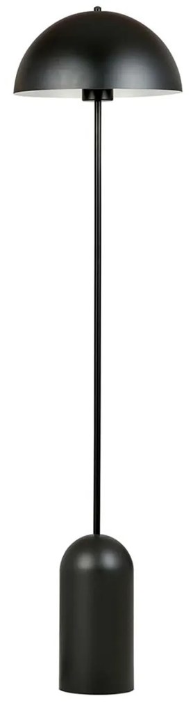 Piantana Minimal Danu Acciaio Nero 1 Luce E27 Ip20