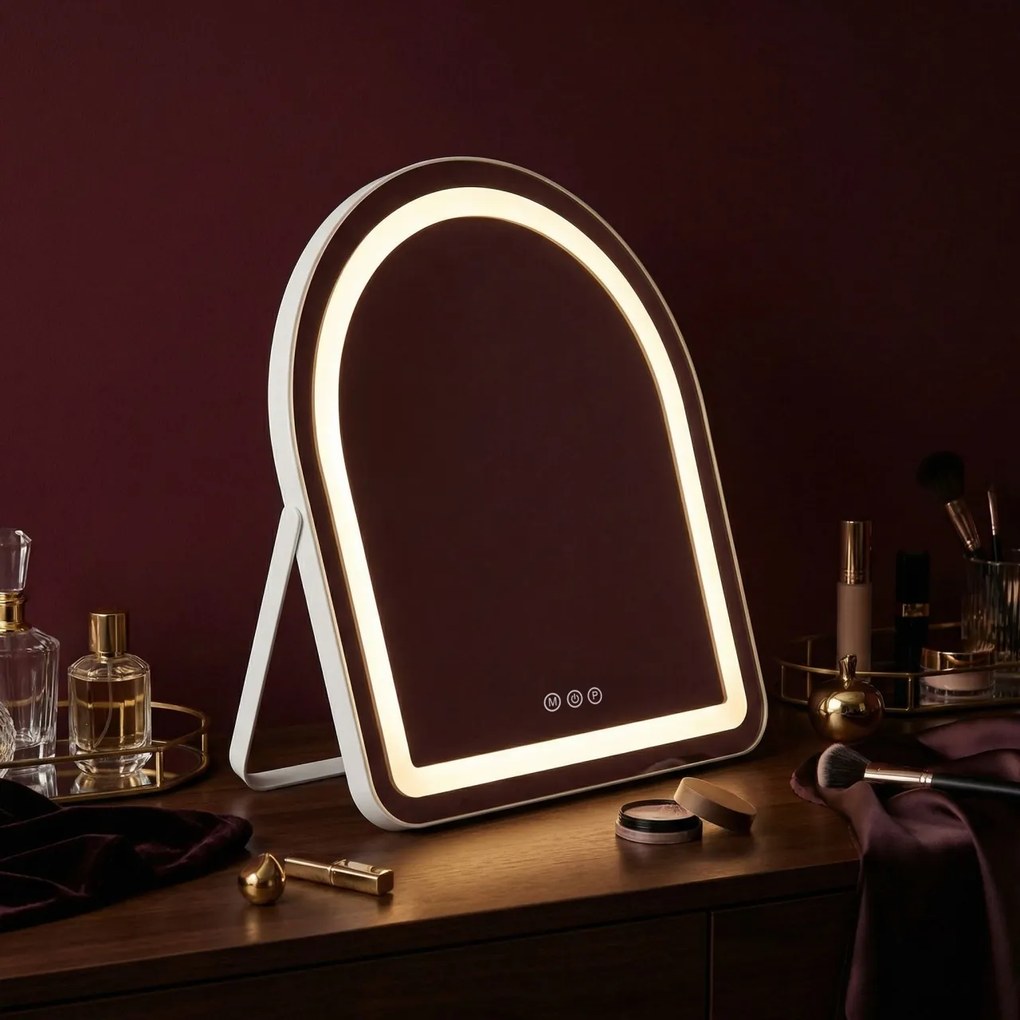 Specchio cosmetico LED GLAM White – 40x45 cm