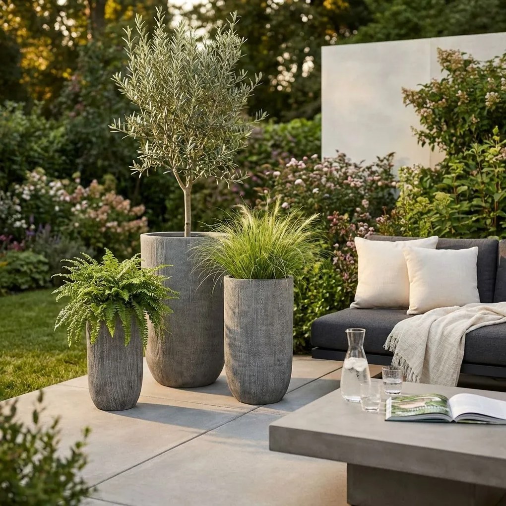 PATRICIA - set di 3 vasi