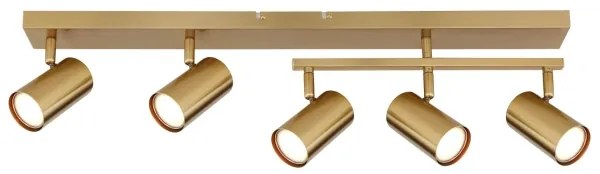 Globo 57911-5GO - Faretto ROBBY 5xGU10/35W/230V oro