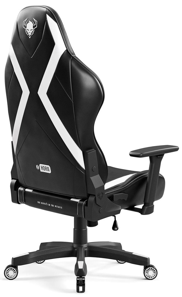 Sedia da gaming Diablo X-Horn 2.0 King Size: Nero-Bianco