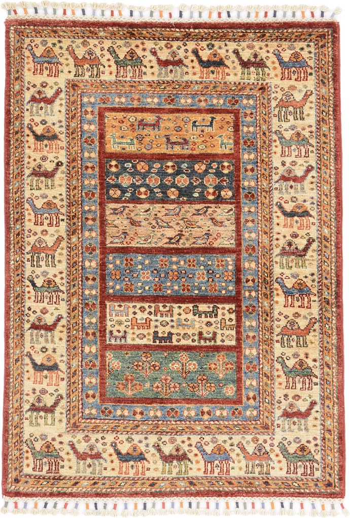 Samarkand Tappeto 80x120 (Pakistan) Annodato A Mano