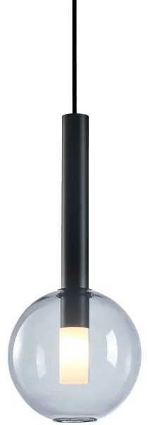 Lampadario a sospensione con filo NIKO 1xG9/9W/230V diametro 15 cm nero