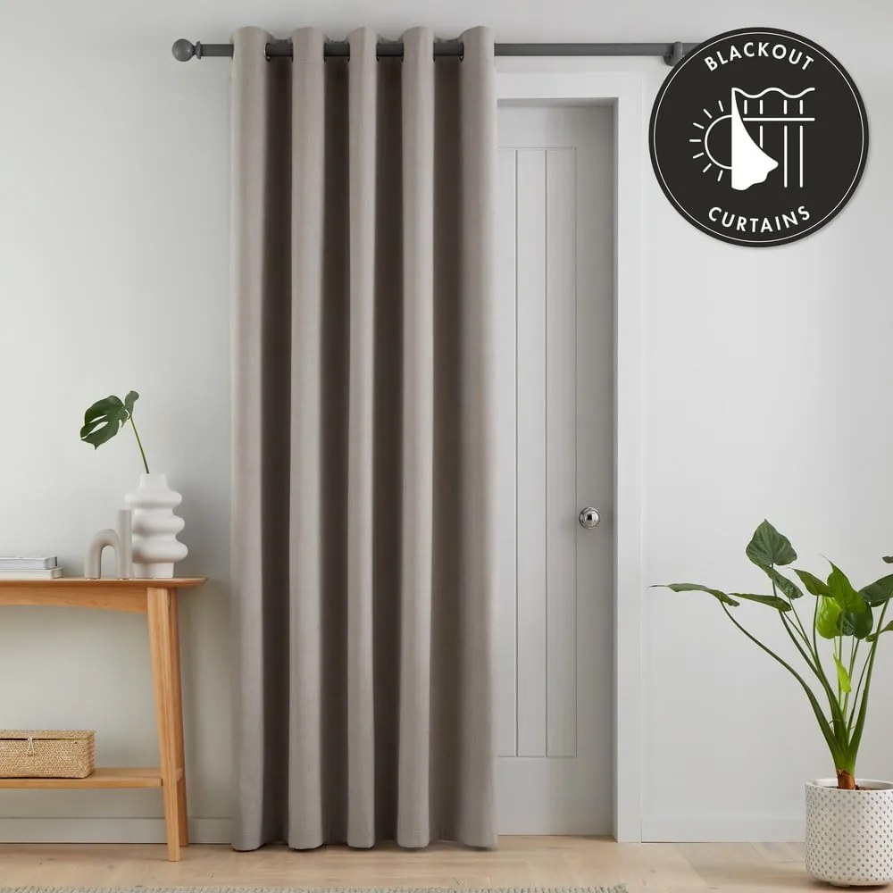 Tenda oscurante grigia per porta 117x213 cm Wilson - Catherine Lansfield
