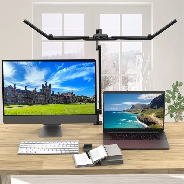 LED Dimmerabile flessibile lampada da tavolo LED/24W/230V 3000-6500K CRI 92 nero