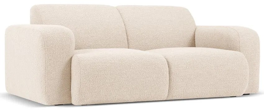 Divano in tessuto bouclé beige 170 cm Molino - Micadoni Home