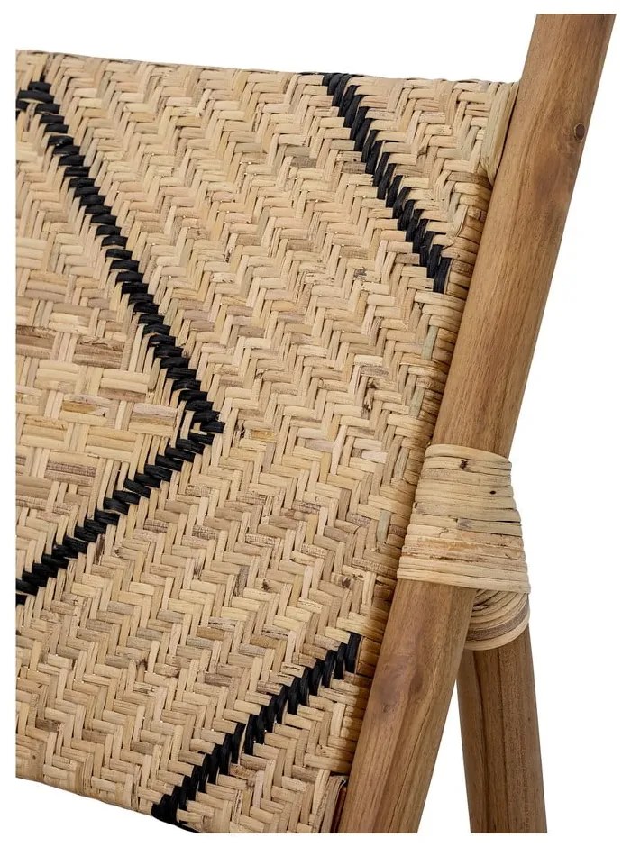 Poltrona con intreccio in colore naturale Lennox - Bloomingville