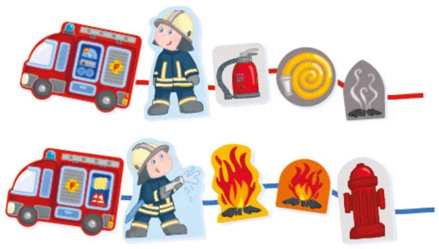 Gioco da infilare - Pompieri