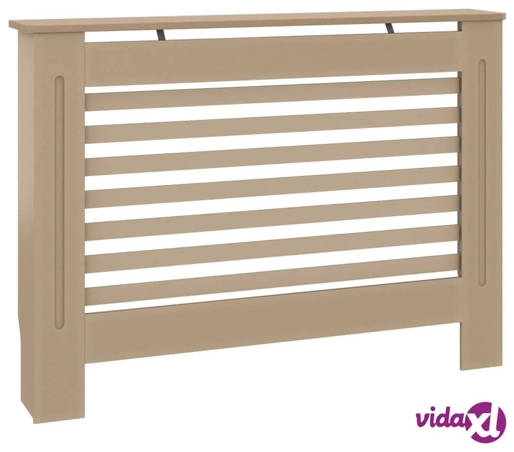 vidaXL Copertura per Radiatore 112x19x81,5 cm in MDF