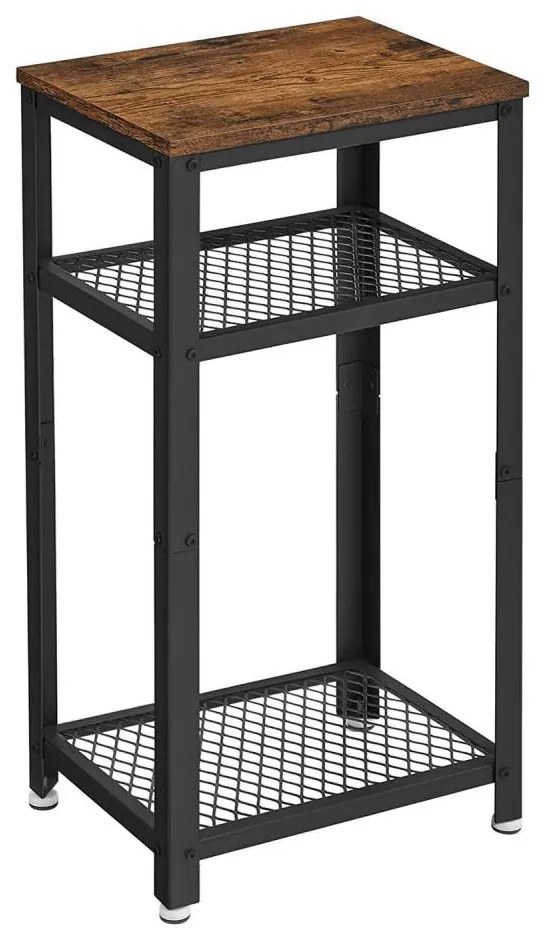 Tavolino d'appoggio ELDUR marrone/nero