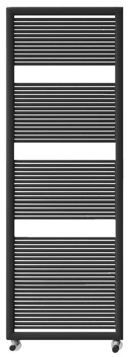 Scaldasalviette ad acqua calda IRSAP LIKE nero opaco interasse 406 mm, L 48.2 x H 130 cm
