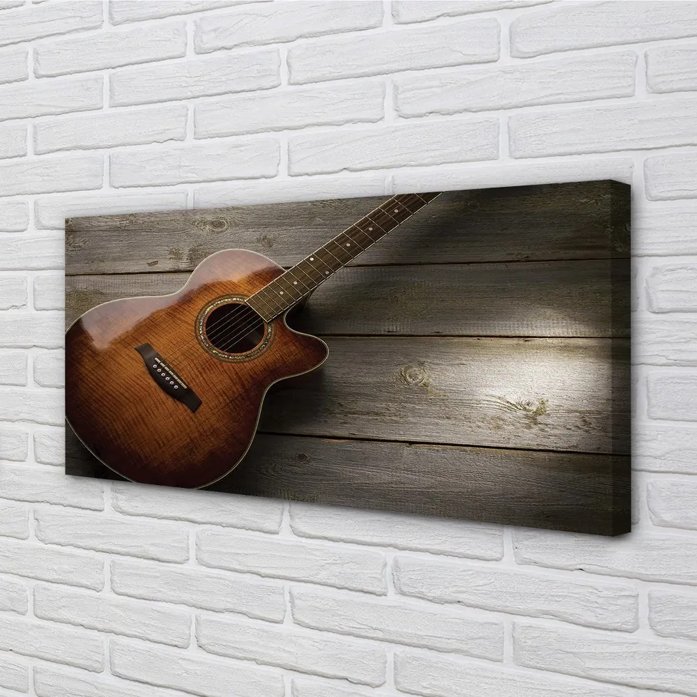 Quadro su tela Chitarra 100x50 cm