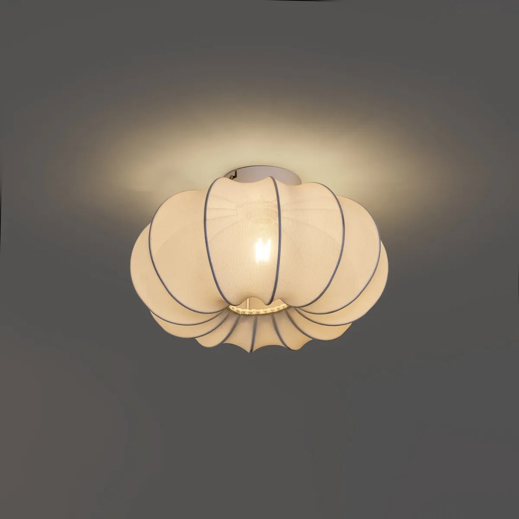 Plafoniera Japandi bianca 37 cm - Plu Asyesha