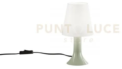 Lumetto bingo in pc verde 1 luce attacco e14 13x9x24,5cm